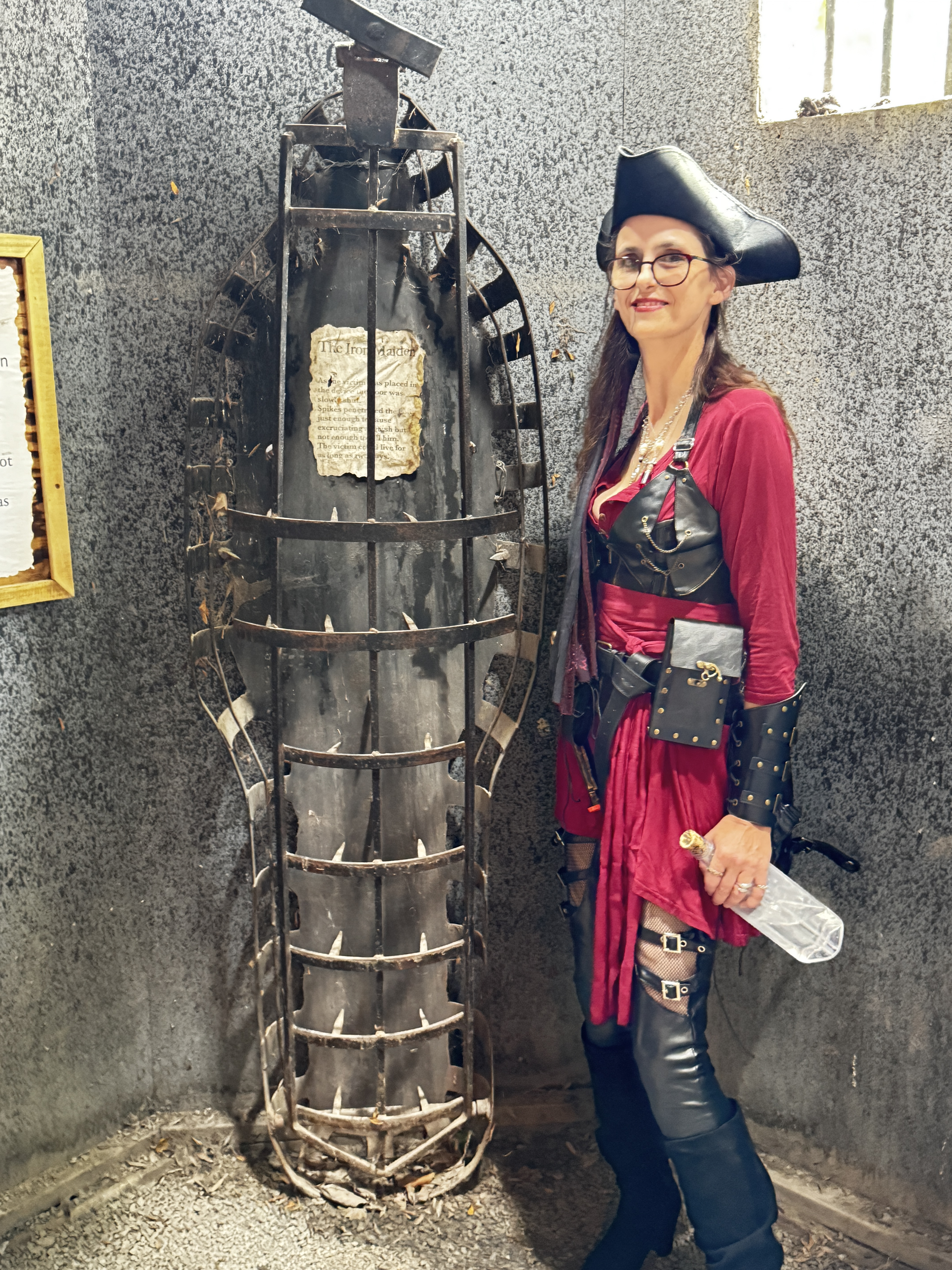 Laurel Ellis outdoors in costume
